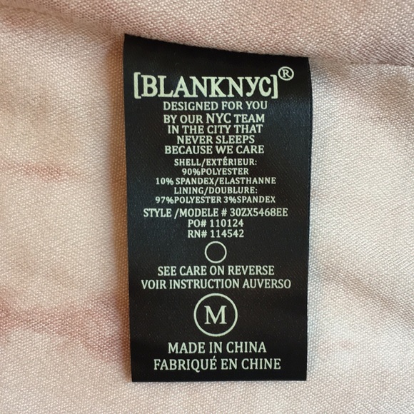 Blank NYC Cream tie-dye faux suede drape front jacket - Picture 14 of 16